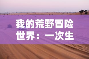 我的荒野冒险世界：一次生动绚丽的野外生存和环境适应能力挑战之旅